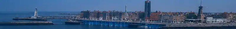 Kust- en havenpanorama